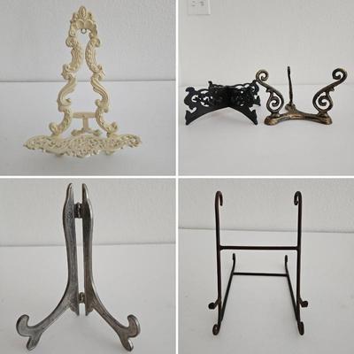 Lot #92 - Metal & Wood Display Stands