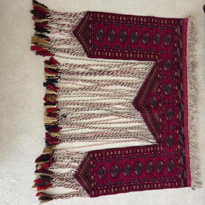 Lot #217 - Afghani Hand Woven Door Wall Hanging Bokhara Rug