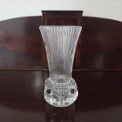 Lot #163 - Fostoria Melissa Clear Lead Crystal Flower Bud Vase