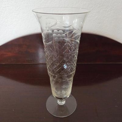Lot #170 - Footed Crystal Vase