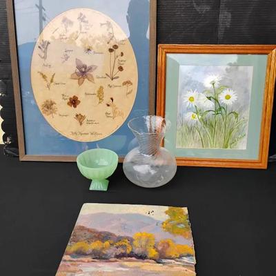 Th179 floral painting decor