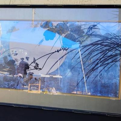 Th218 framed matted artwork