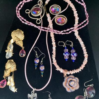 Th188 pink costume jewelry