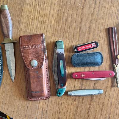 Knife & Pocketknife Collection – Fixed Blade, Old Timer Pouch, Swiss Army & More