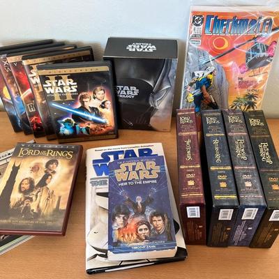 Star Wars & Lord of the Rings Collector’s Media Lot