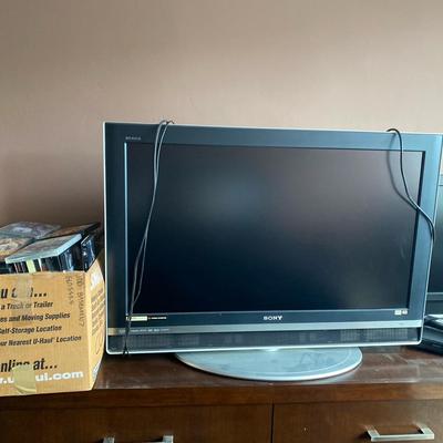Sony Bravia Flat Screen TV with Accessories, DVDs, Roku, DVD Player 