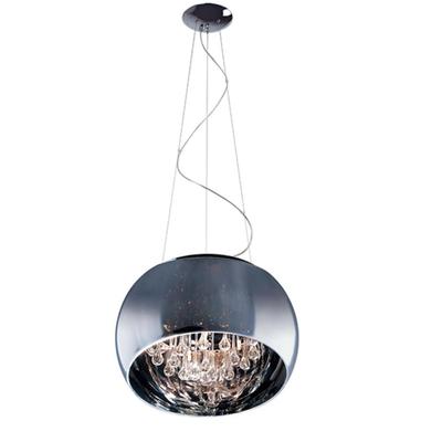 ET2 Mirrored Glass & Crystal Hanging Pendant Lamp - BRAND NEW!!!