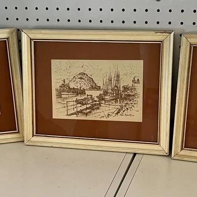 Vintage Morro Bay Prints By Stephen S. Rodianoff