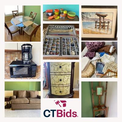 Antique furniture collectibles auction