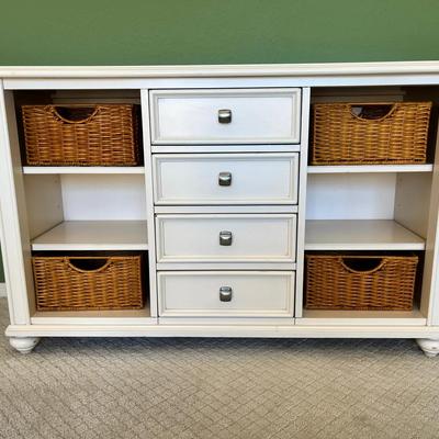 4-Drawer Buffet With Baskets