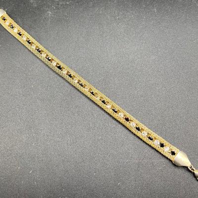 7.25” Sparkling Costume Jewelry Bracelet