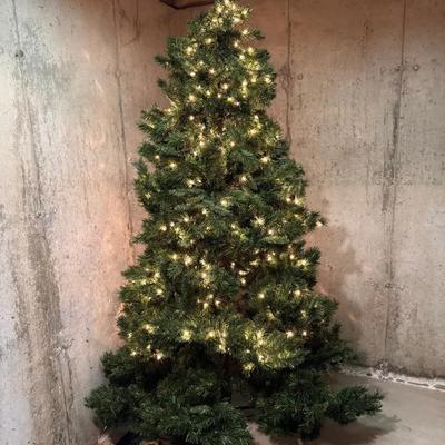 7’ Faux Illuminating Tree
