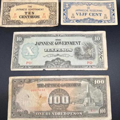 WWII Japanese Government Currency