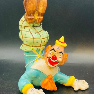 1956 Porcelain Clown Figure, Yona Original — #1