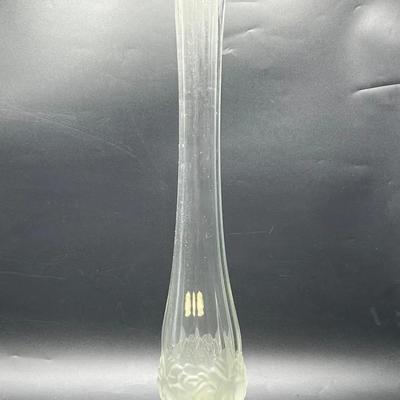 Large Frosted Swung Vase — Imperlux Hand Cut Crystal