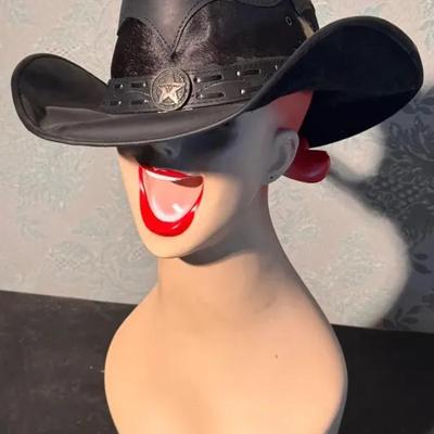 Bullhide Leather Comanche Black Hat