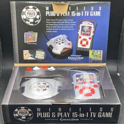 World Series of Poker Wireless 15-in-1 TV Game by Excalibur Electronics