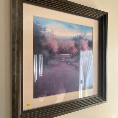 Large Framed Landscape Art Print