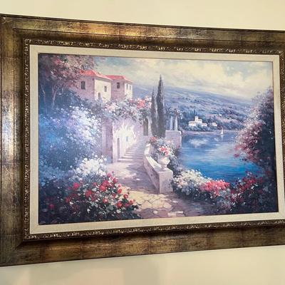 Paline’s “Casa dell'Oceano" Large Framed Mediterranean Style Home Decor
