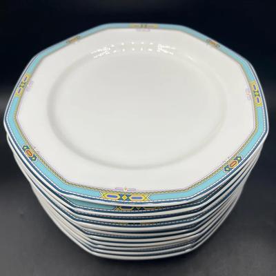 (12) 8” Salad Plates — Christopher Stuart Y0050 Cortez