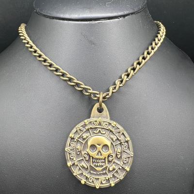Disney Pirates of the Caribbean Skull Necklace
