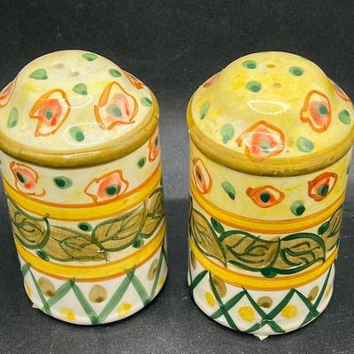 3.5” Salt & Pepper Shakers — French Country Style