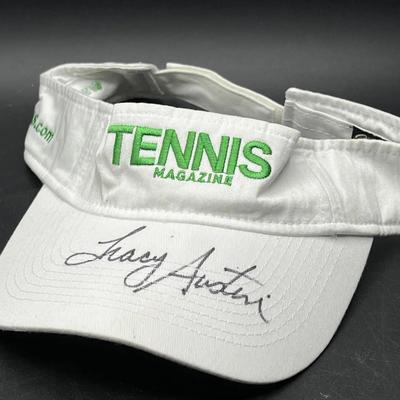 Autographed Tennis Visor in US Open Bag