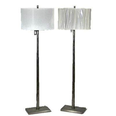 (2pc) PAIR LYRIC BRANCH FLOOR LAMPS
