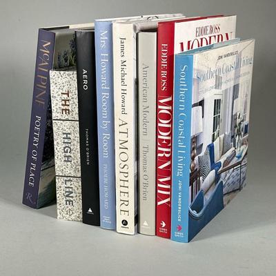 (8pc) Books on Interior Design & Architecture
