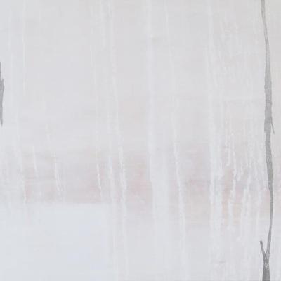 ABSTRACT GICLEE IN SOFT PINK AND GRAY
