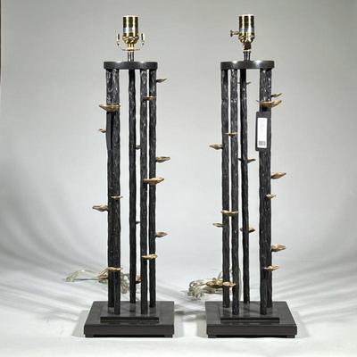 (2pc) THEODORE ALEXANDER VALE TABLE LAMPS
