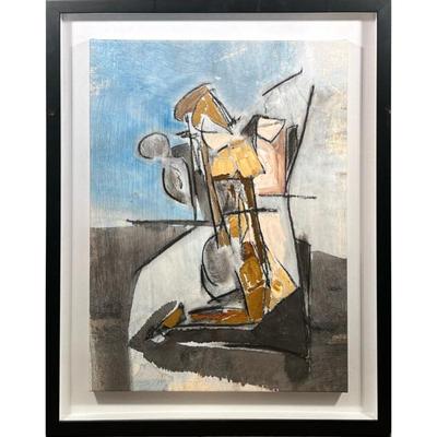 Abstract Oil On Canvas
