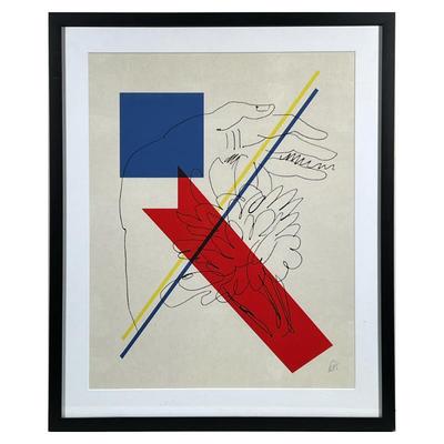 Abstract Contemporary Framed Artwork

