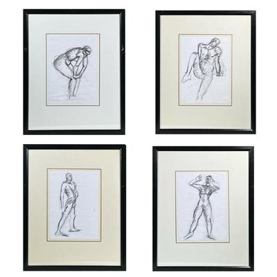 (4pc) MALE FIGURE SKETCHES
