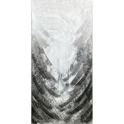Tall Abstract Art On Canvas
