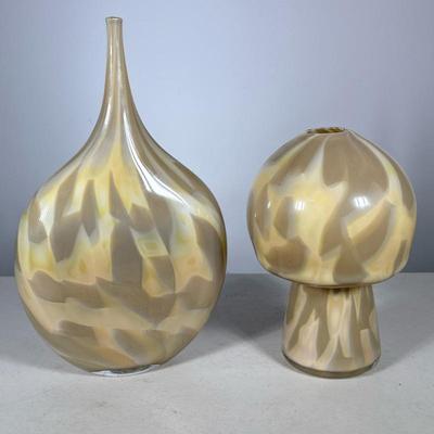 (2pc) ART GLASS PIECES
