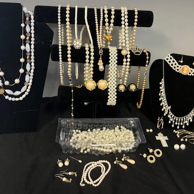 Beautiful Pearl Costume Jewelry 