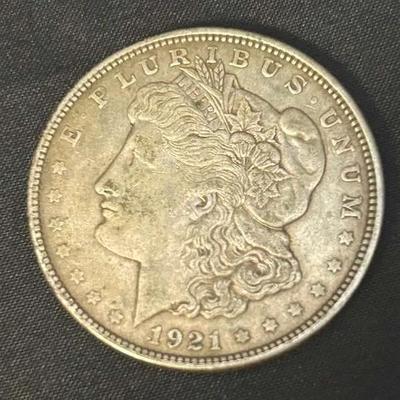 1921-D Morgan Silver Dollar