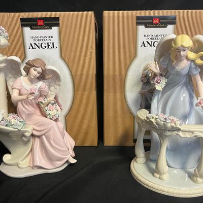 Hand-Painted Porcelain Angels 