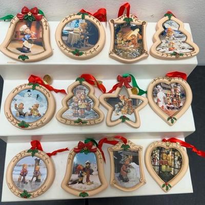 Danbury Mint HUMMEL Christmas Ornaments — Set of 12, Licensed Artwork