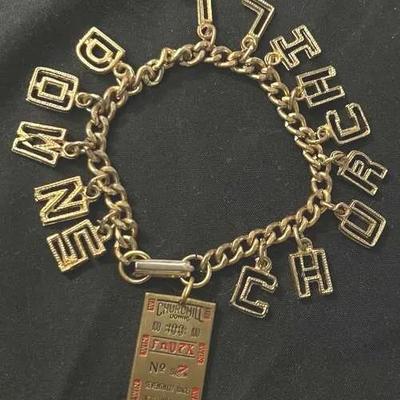 Collectible Churchill Downs July 7, 1977 Winning Charm Bracelet 