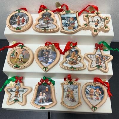 (12)The Danbury Mint Hummel Ornaments 