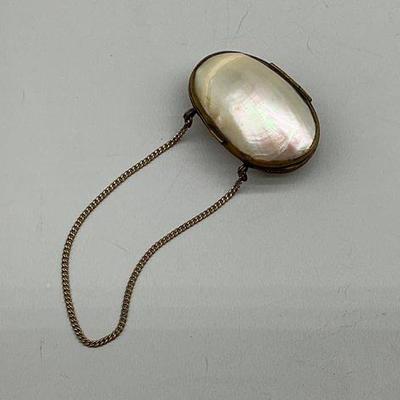 Mother of Pearl Thimble Case