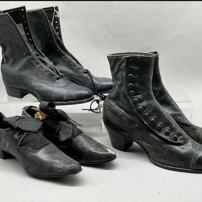 Antique Shoes Boots