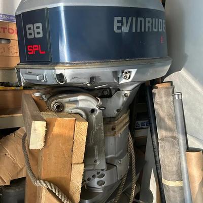 Evinrude Omc 88 Hp Outboard Boat Motor