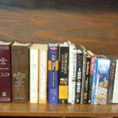 Vintage Praying Hands Book Ends with John Hagee Books & DVD Assortment and More 