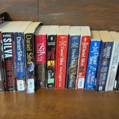 Hard & Soft Cover Books By Daniel Silva Assortment and More 