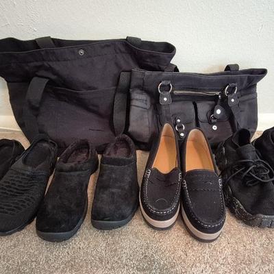 Bagsmart Bag, Black Purse, Shoe Size 8 Assortment 