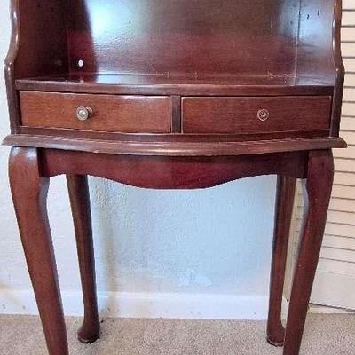 2 Drawer Wooden Writing Desk