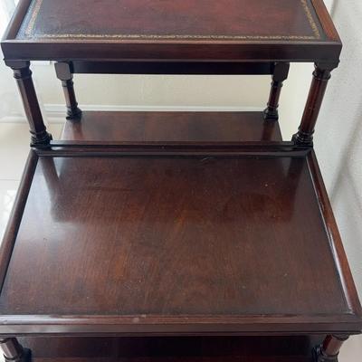 Mid Century 3-tier Side Table 